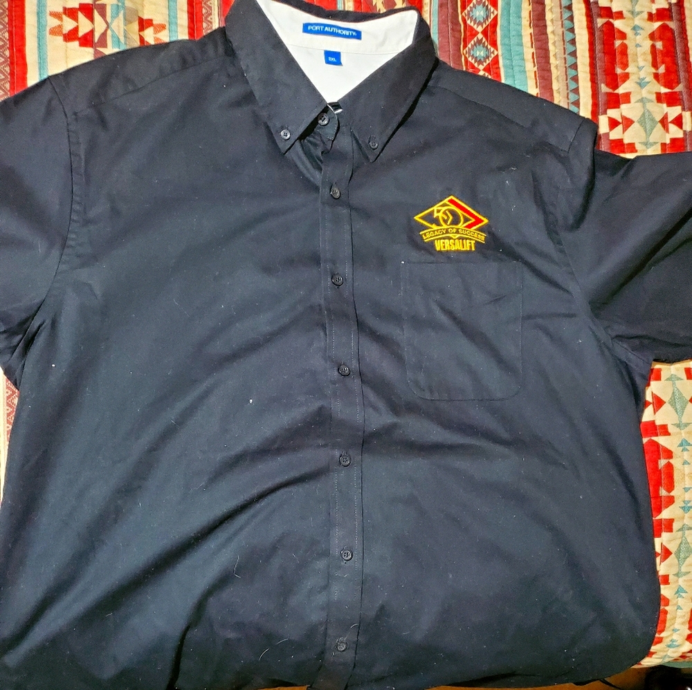 Never warn button up shirt